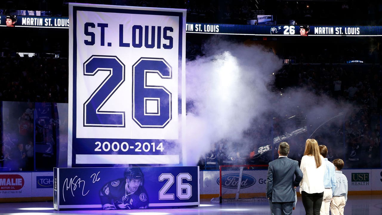 Former Lightning great Martin St. Louis inducted into Hockey Hall of Fame